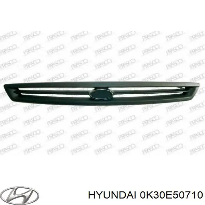 0K30E50710 Hyundai/Kia решітка радіатора