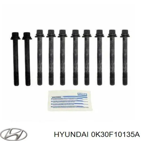Болт головки блока циліндрів, ГБЦ Hyundai/Kia 0K30F10135A ціна, від 16.11 USD