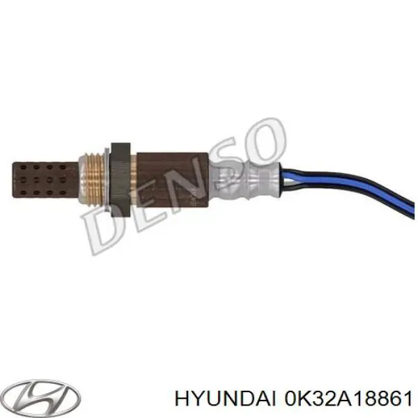 Лямбда зонд, датчик кисню до каталізатора Hyundai/Kia 0K32A18861