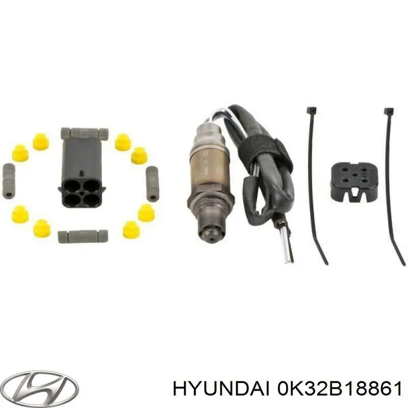 0K32B18861 Hyundai/Kia лямбдазонд, датчик кисню