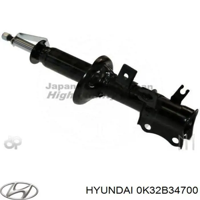Амортизатор передній, правий Hyundai/Kia 0K32B34700 ціна, від 27.60 USD