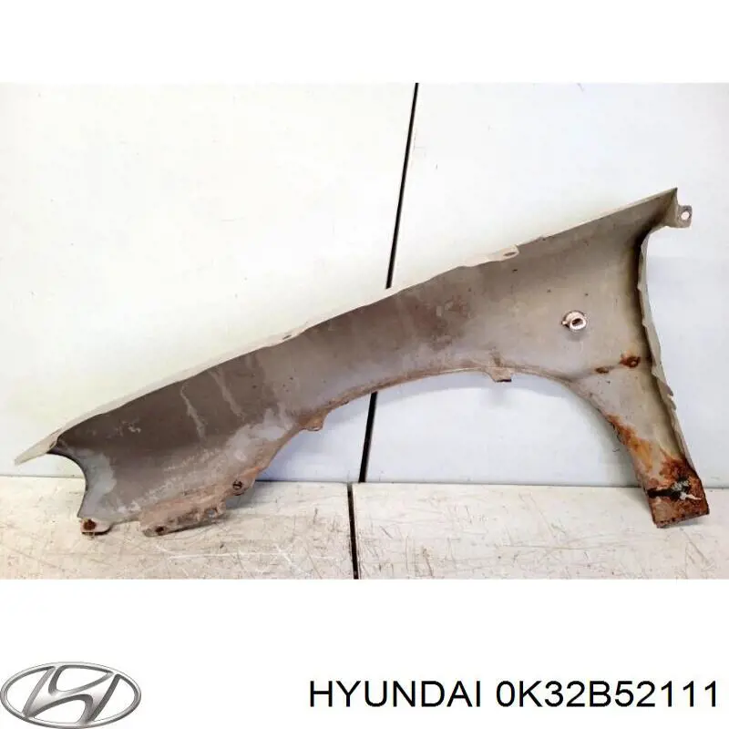 0K32B52111 Hyundai/Kia крило переднє праве