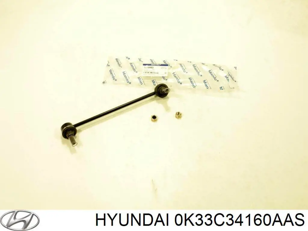 Стійка стабілізатора переднього, ліва 0K33C34160A Hyundai/Kia