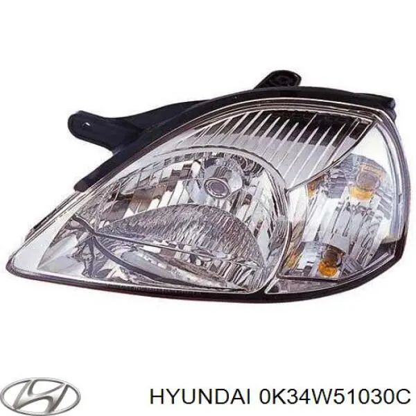 Фара правая Hyundai/Kia 0K34W51030C ціна, від 60.80 USD