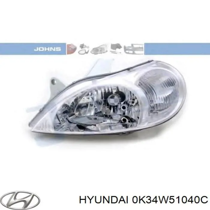 Фари Hyundai/Kia 0K34W51040C ціна, від 43.92 USD