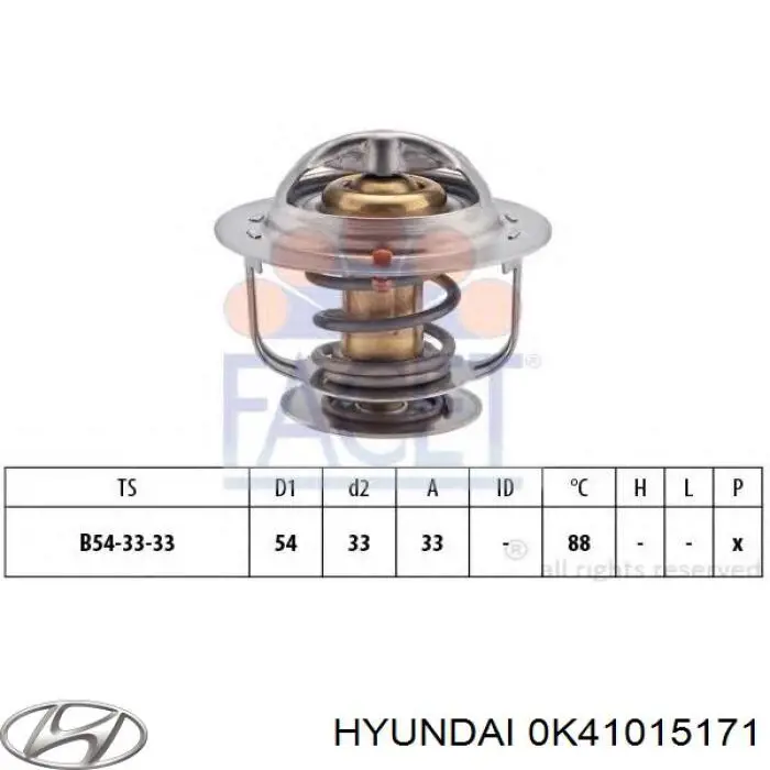 0K41015171 Hyundai/Kia термостат