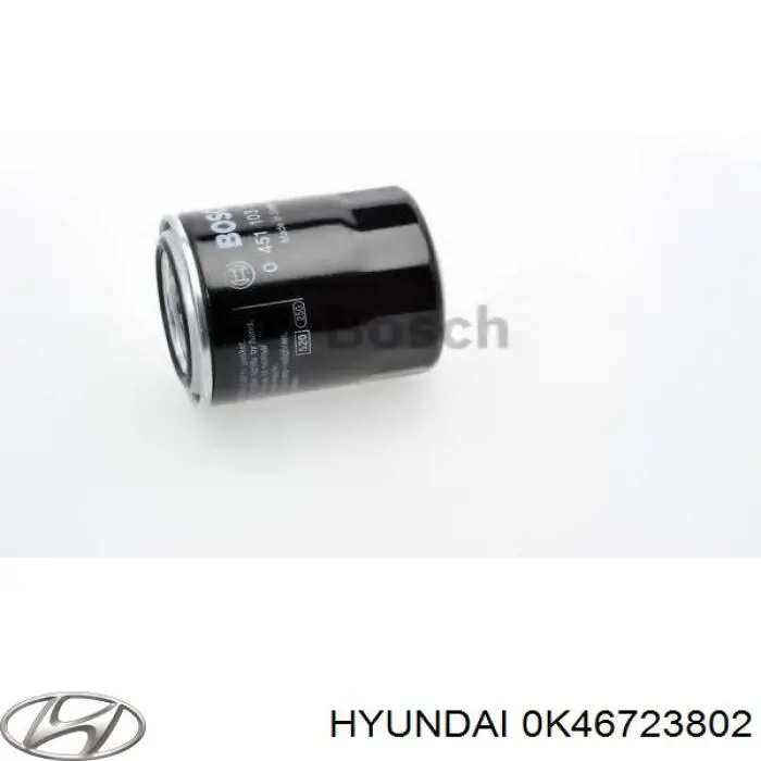 0K46723802 Hyundai/Kia Фільтр масла