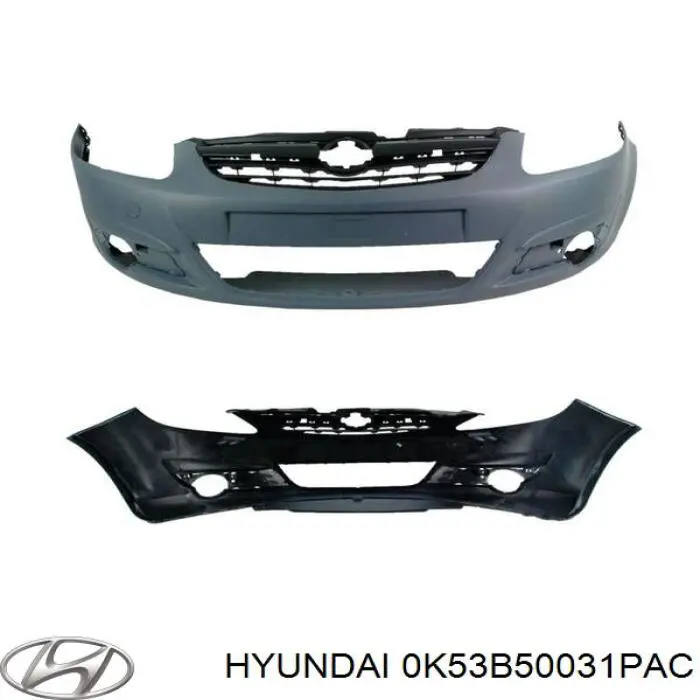 Купити 0K53B50031PAC Hyundai/Kia Буфер (бампер) передній