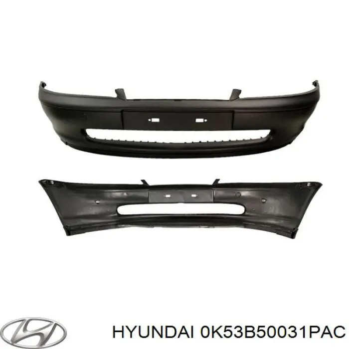 0K53B50031PAC Hyundai/Kia бампер передній