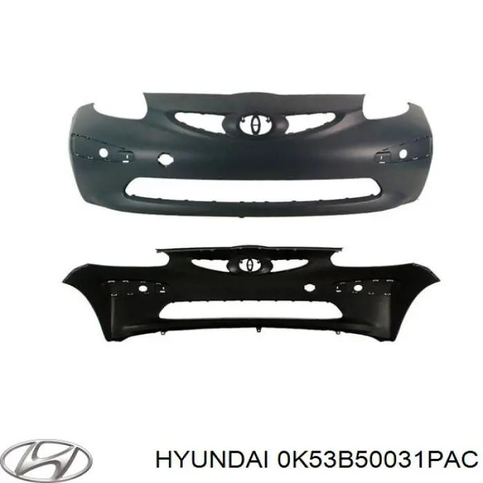 Бампер на авто Hyundai/Kia 0K53B50031PAC ціна, від 78.13 USD