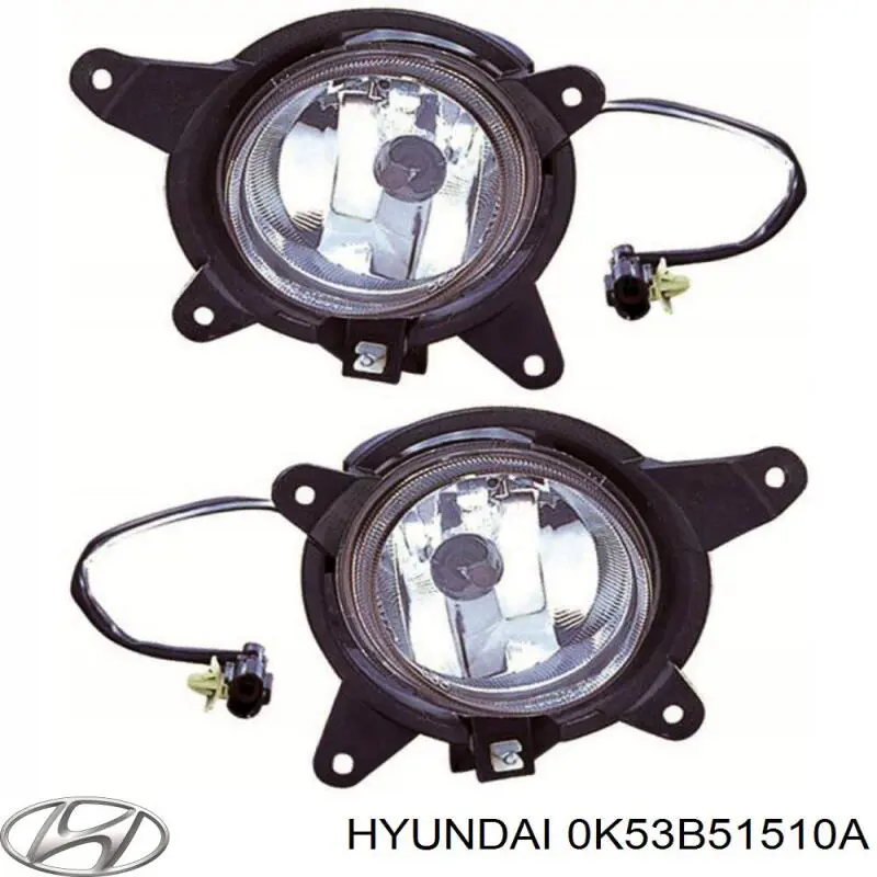 Фара протитуманна, права 0K53B51510A Hyundai/Kia