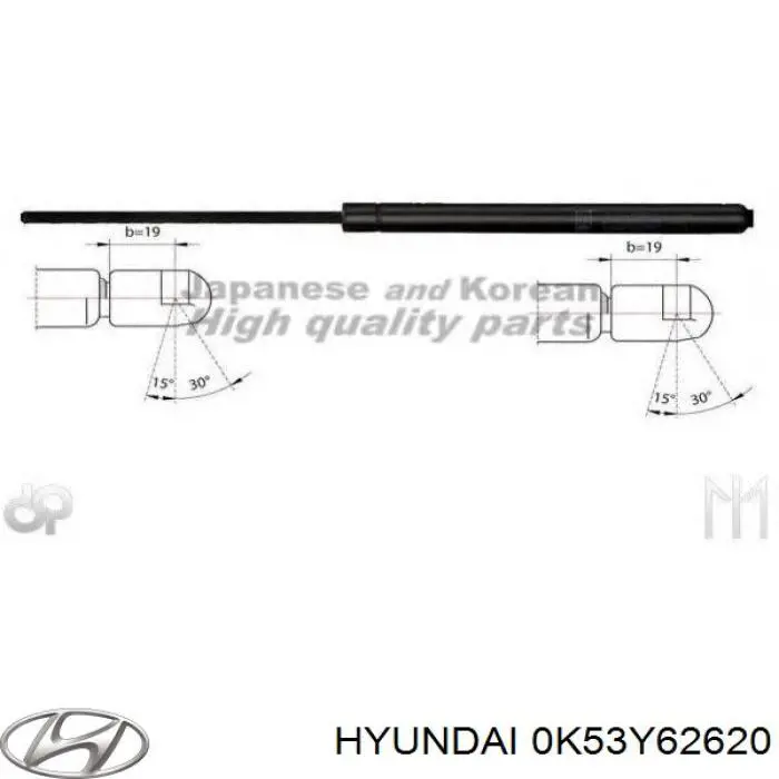 Амортизатор двері задньої Meha MH71029 ціна, від 7.86 USD