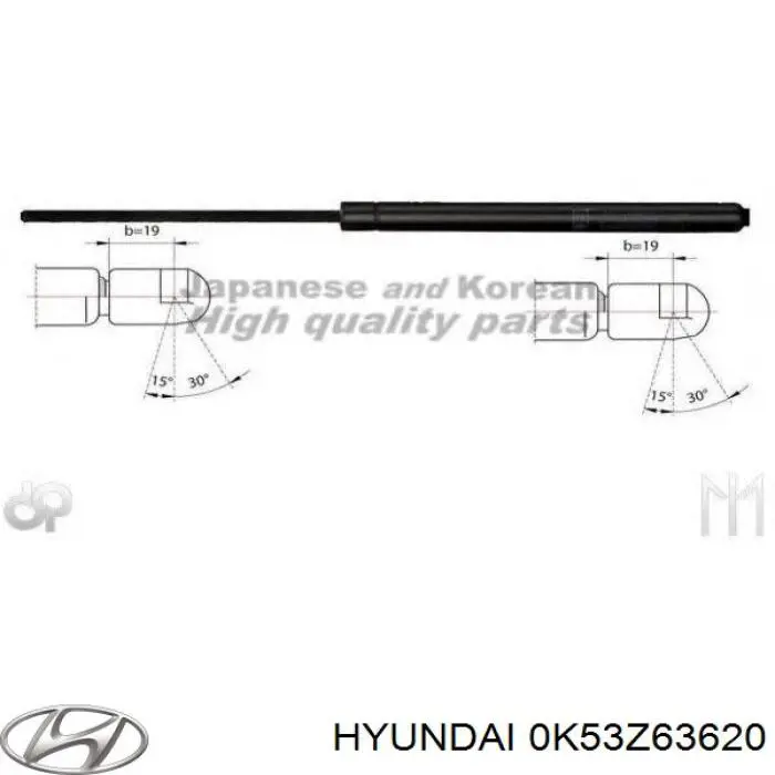  0K53A63620 Hyundai/Kia