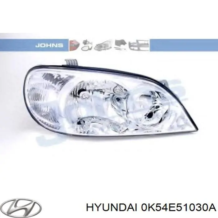 0K53A51020R Hyundai/Kia фара права