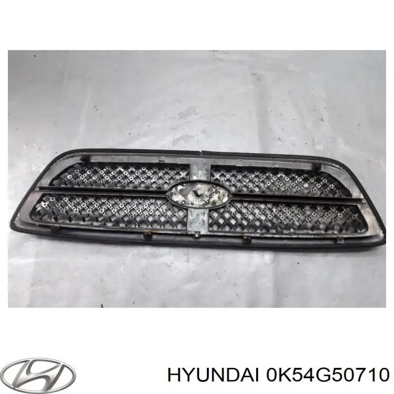 0K54G50710 Hyundai/Kia Решітка радіатора