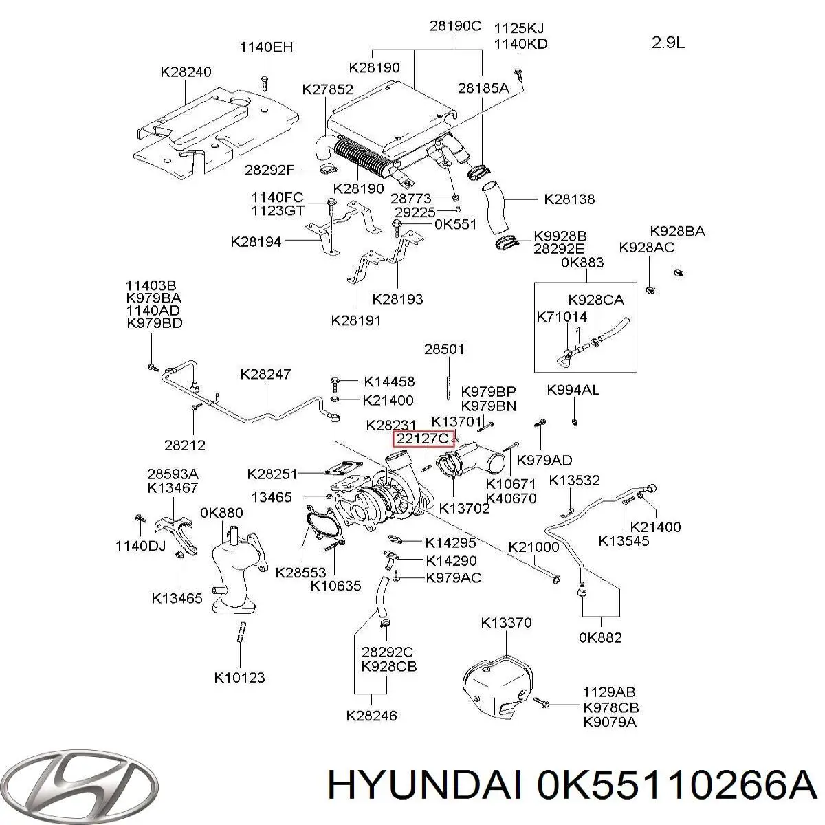  0K55110266A Hyundai/Kia