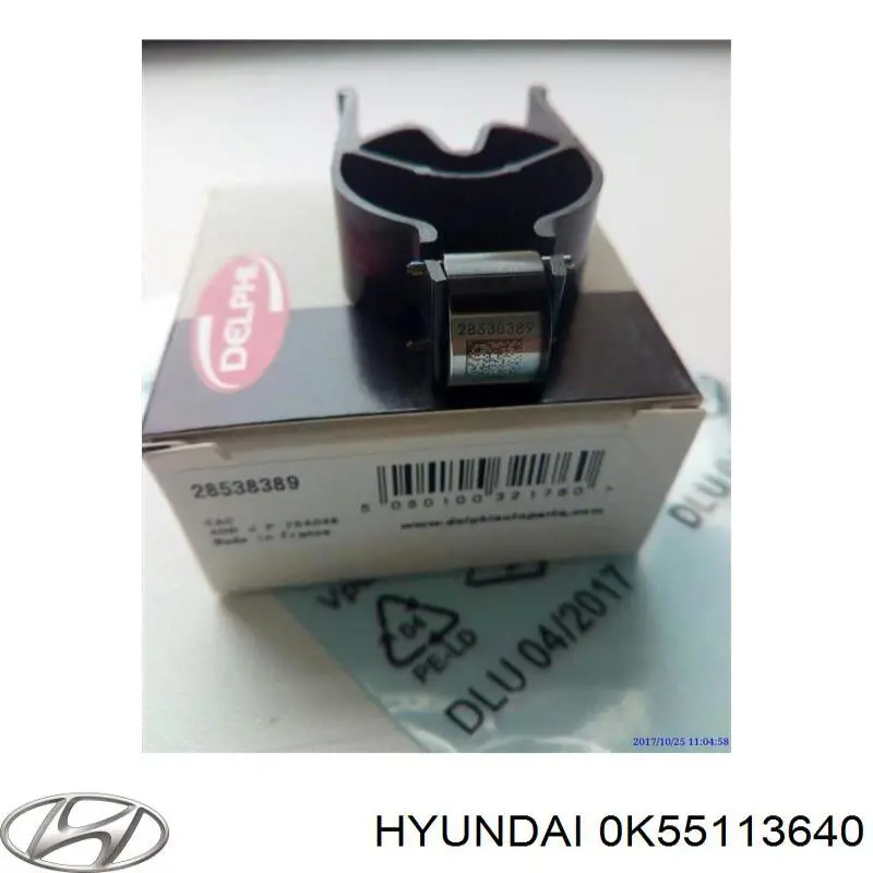 0K55113640 Hyundai/Kia форсунка вприску палива