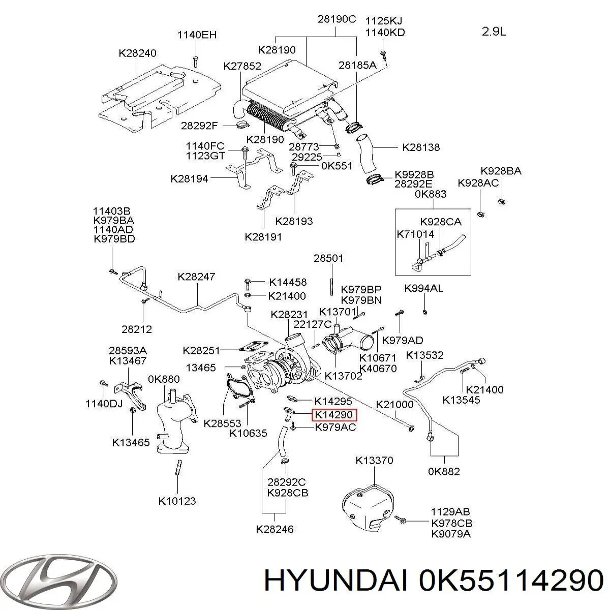 Купити 0K55114290 Hyundai/Kia 