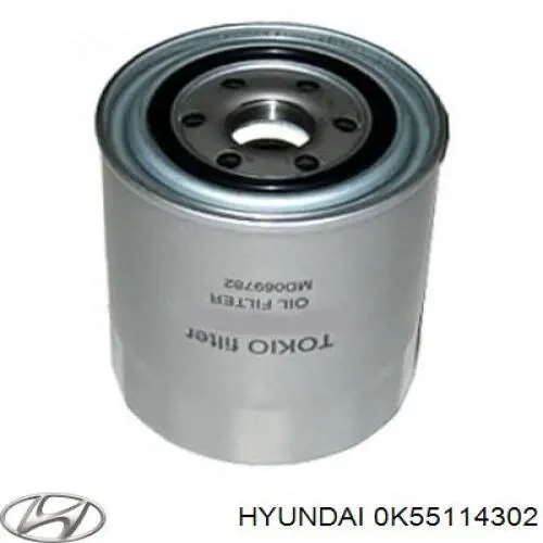 Масляний фільтр 0K55114302 Hyundai/Kia