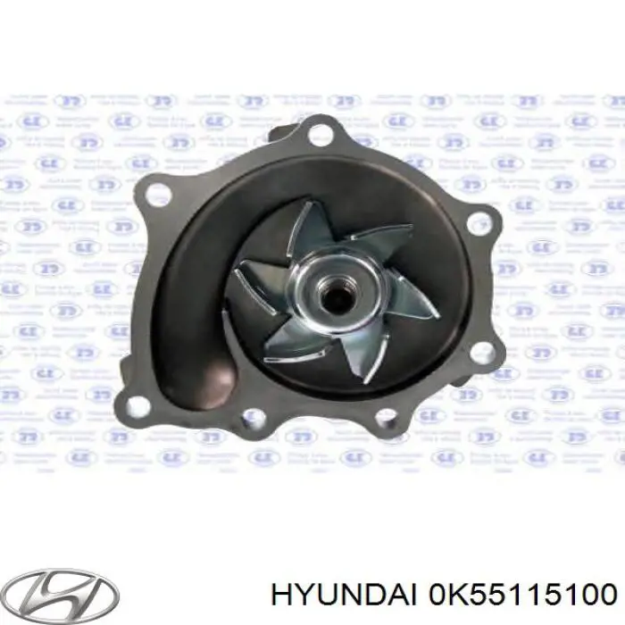 0K55115100 Hyundai/Kia помпа водяна, (насос охолодження)