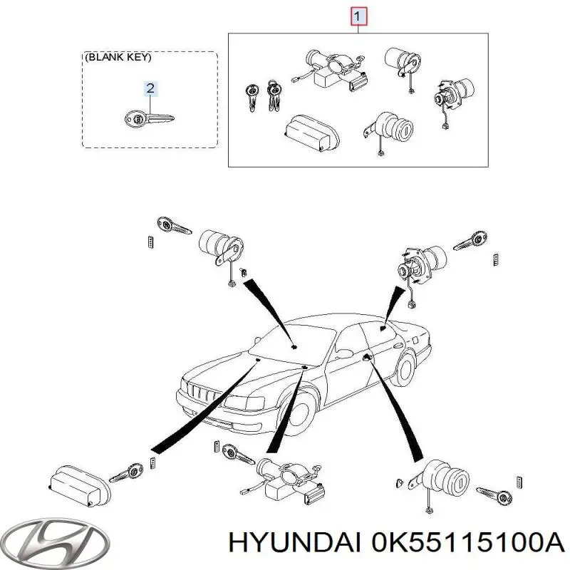Помпа охолодження Hyundai/Kia 0K55115100A ціна, від 32.87 USD