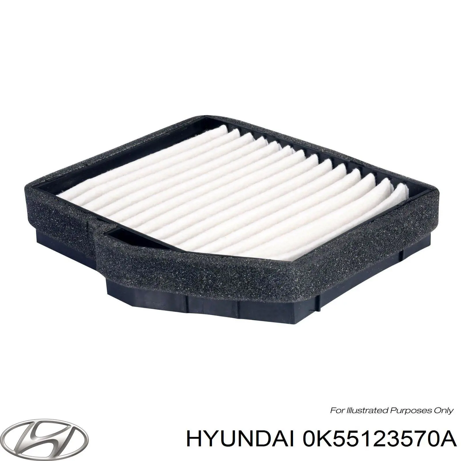 Паливний фільтр 0K55123570A Hyundai/Kia
