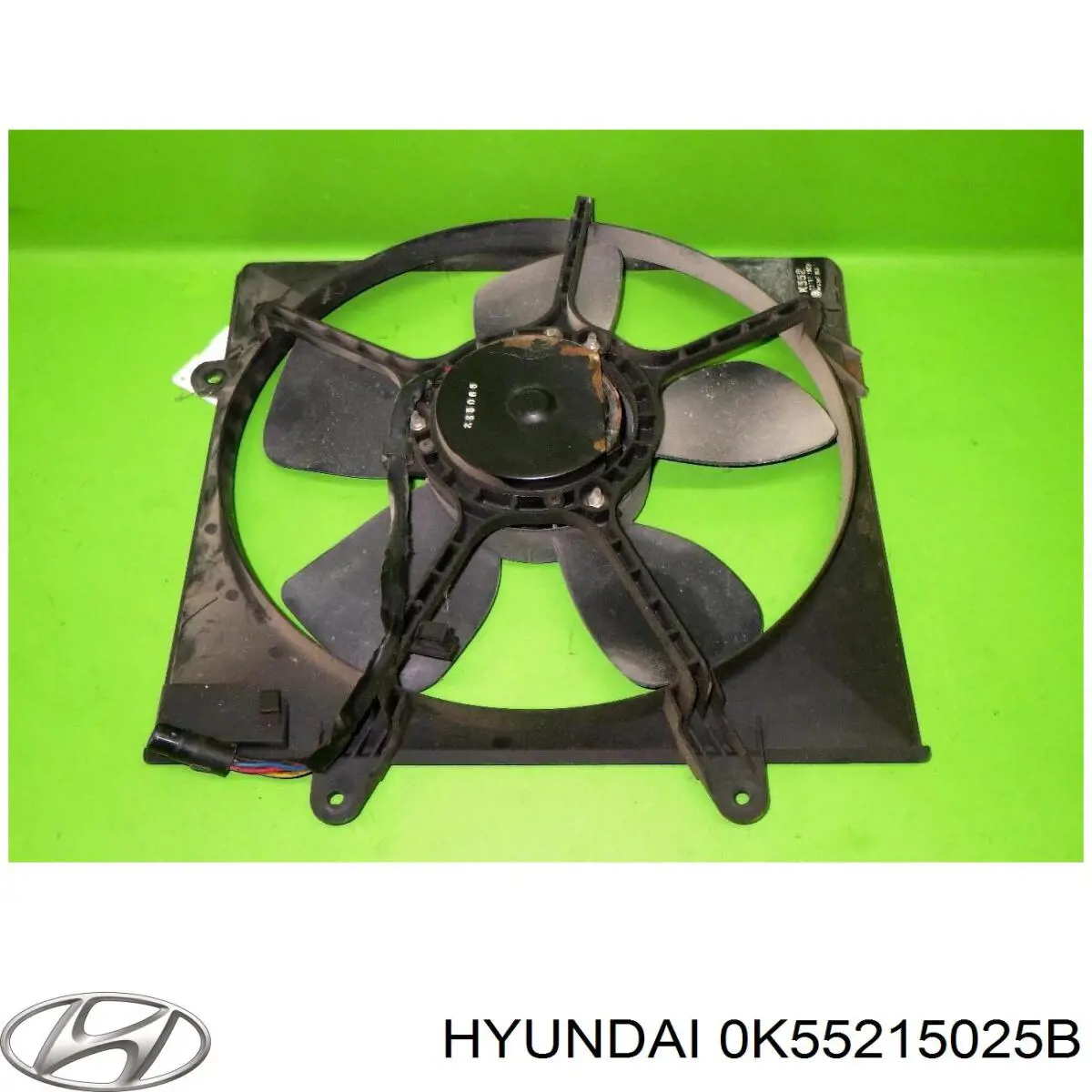 Купити 0K55215025B Hyundai/Kia Дифузор радіатора охолодження, в зборі з двигуном і крильчаткою