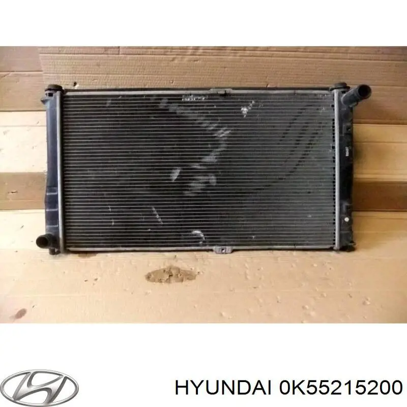 0K55215200 Hyundai/Kia радіатор охолодження двигуна