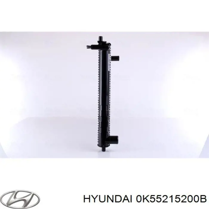 Радіатор 0K55215200B Hyundai/Kia