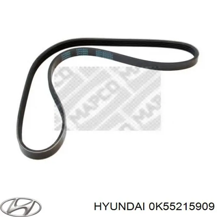Клиновий ремінь Hyundai/Kia 0K55215909 ціна, від 7.92 USD