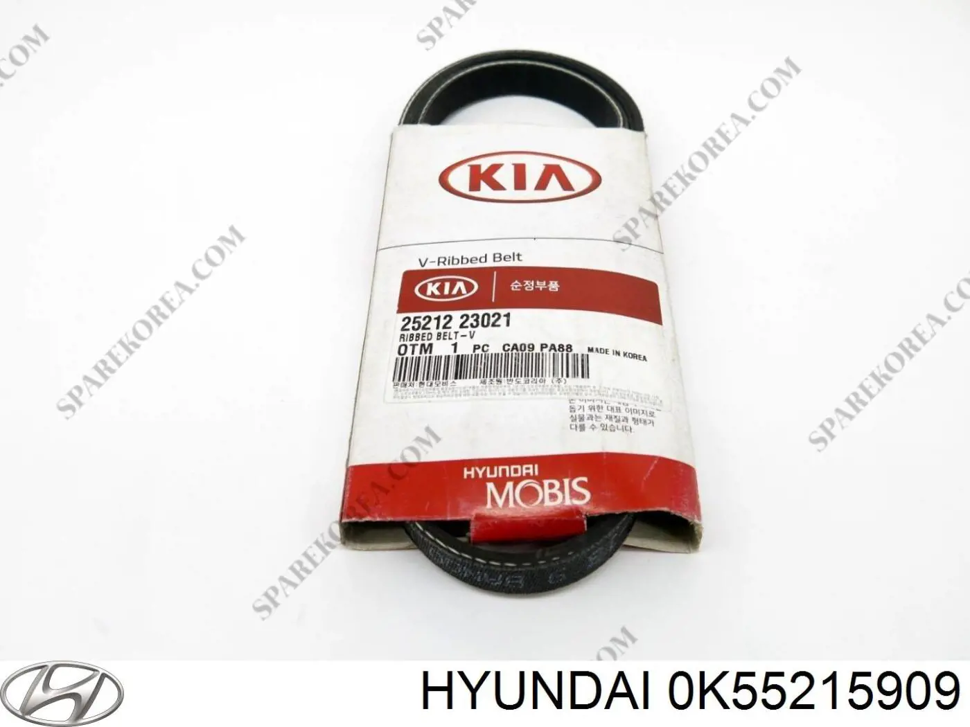 Клиновий ремінь Hyundai/Kia 0K55215909 ціна, від 7.92 USD