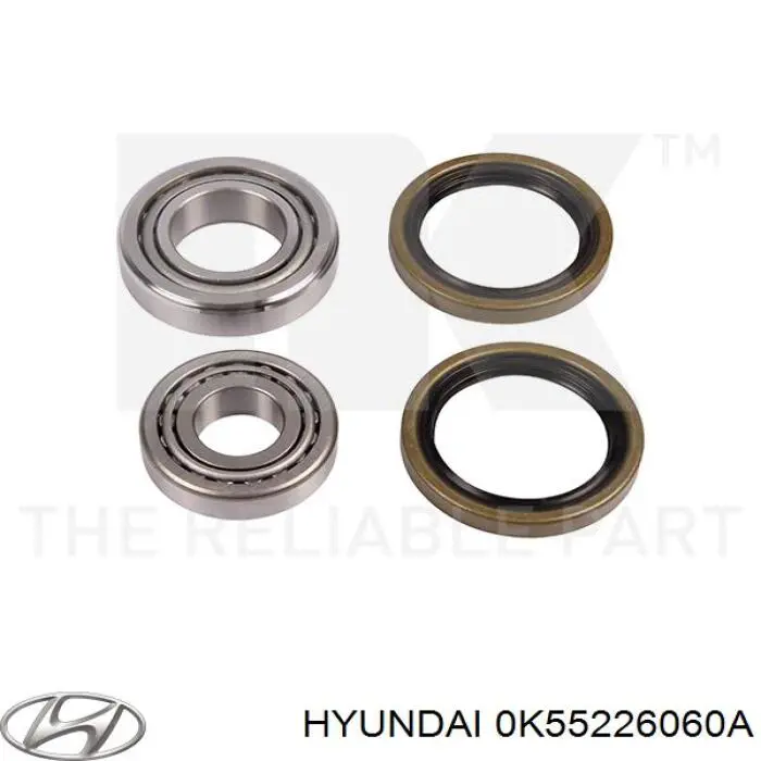 Купити 0K55226060A Hyundai/Kia Підшипник ступиці колеса