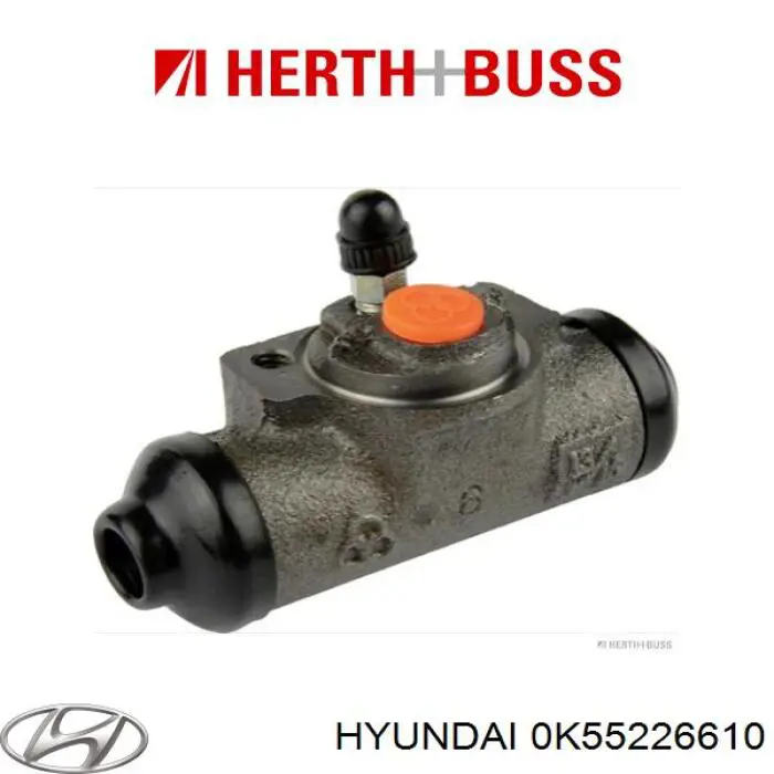 Циліндр гальмівний колісний/робітник, задній 0K55226610 Hyundai/Kia
