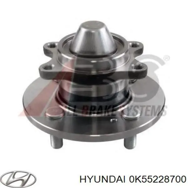 0K55228700 Hyundai/Kia Амортизатори задні