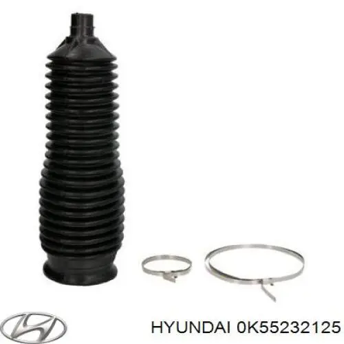 0K55232125 Hyundai/Kia пильник рульового механізму/рейки