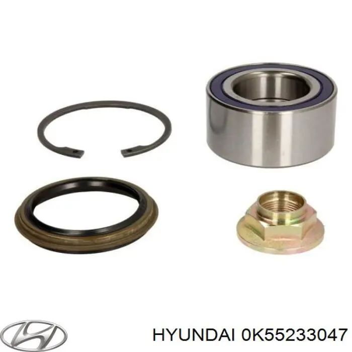 Підшипник маточини Hyundai/Kia 0K55233047