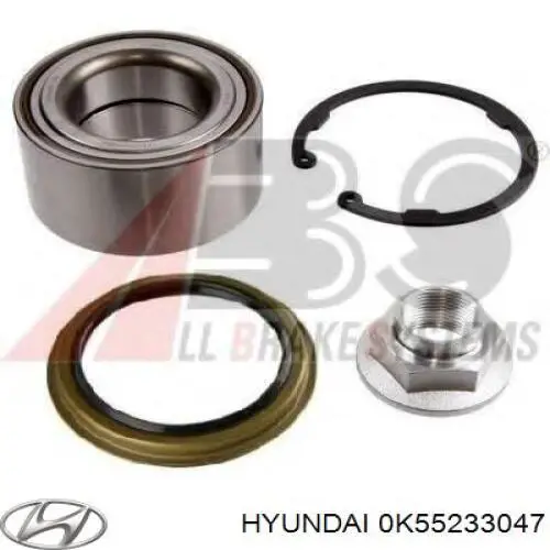0K55233047 Hyundai/Kia Підшипник маточини передньої
