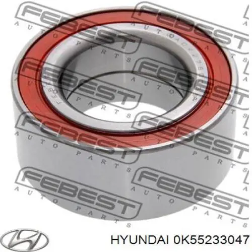 Купити 0K55233047 Hyundai/Kia Підшипник ступиці передньої