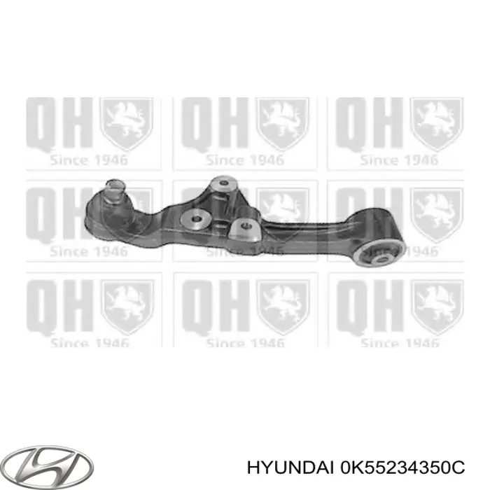 Купити 0K55234350C Hyundai/Kia Лівий важіль передній нижній підвіски