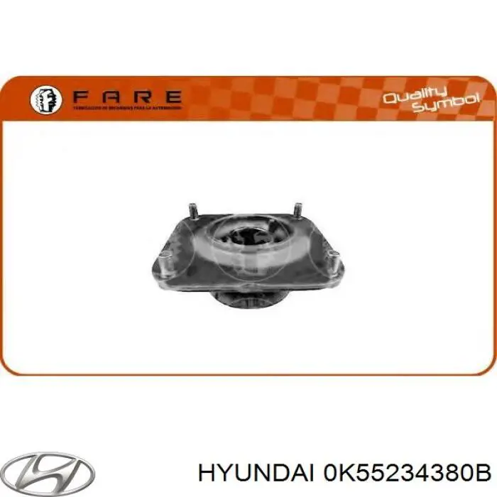 Опора стійки амортизатора переднього Hyundai/Kia 0K55234380B ціна, від 28.00 USD