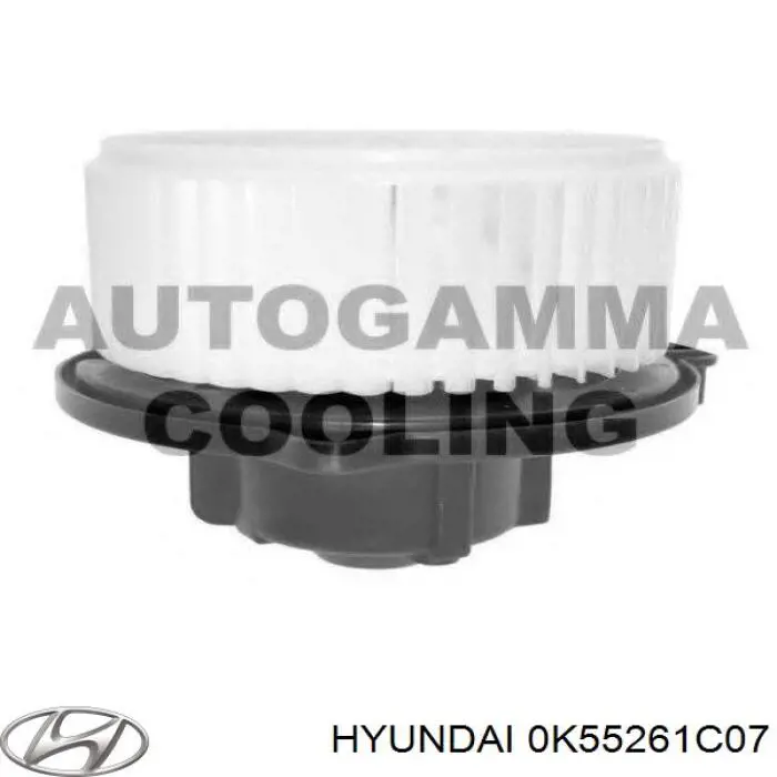 0K55261C07 Hyundai/Kia Електромотор пічки