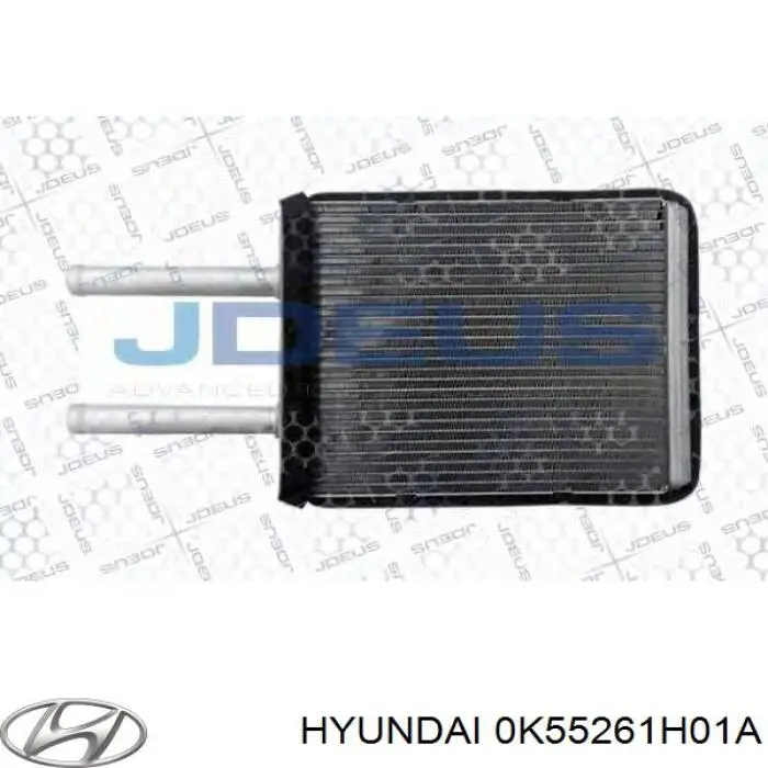 Радіатор пічки (обігрівача) Hyundai/Kia 0K55261H01A ціна, від 45.28 USD