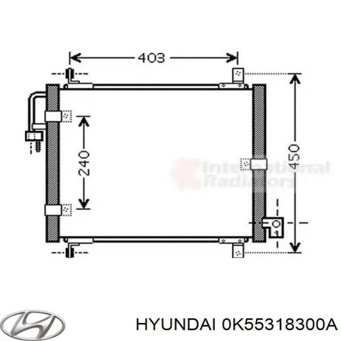 Купити 0K55318300A Hyundai/Kia Генератор