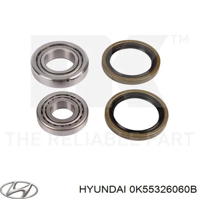 Купити 0K55326060B Hyundai/Kia Підшипник ступиці колеса