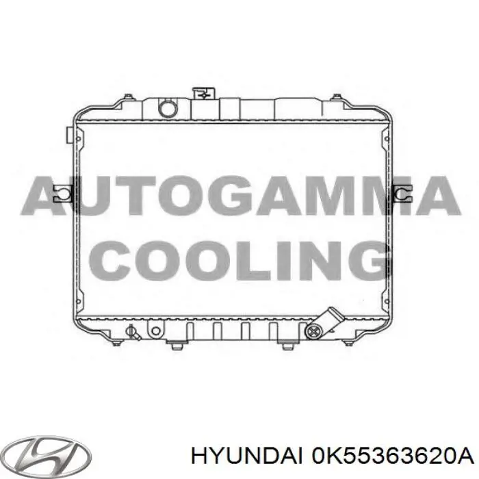 Амортизатор багажника 0K55363620A Hyundai/Kia