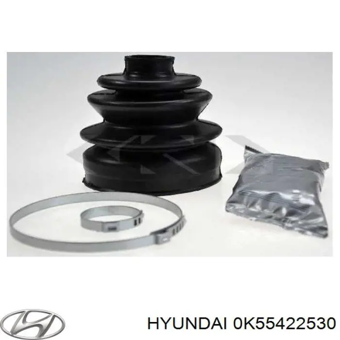 Пильник шарніра кутових швидкостей зовнішній передній Hyundai/Kia 0K55422530 ціна, від 8.01 USD