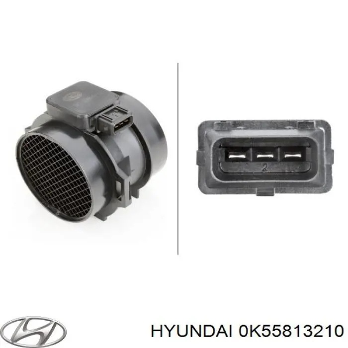 Купити 0K55813210 Hyundai/Kia Повітромір