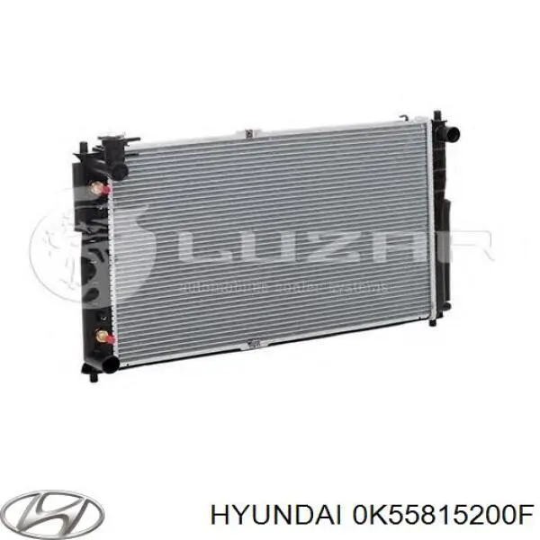 0K55815200F Hyundai/Kia Радіатор охолодження двигуна