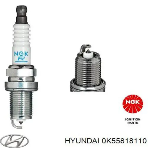 Купити 0K55818110 Hyundai/Kia Свічка запалювання