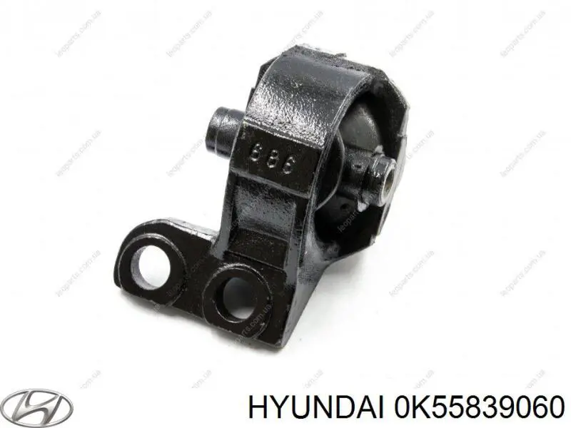 Подушка (опора) двигуна, права верхня 0K55839060 Hyundai/Kia